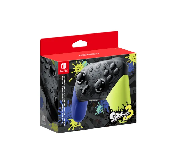 Nintendo Switch Pro Controller (Splatoon 3-Edition) - Nintendo Switch Pro Controller