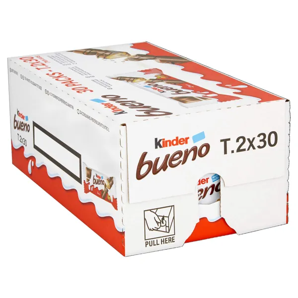 Kinder Bueno Chocolate Bars 44 g (Pack of 30)
