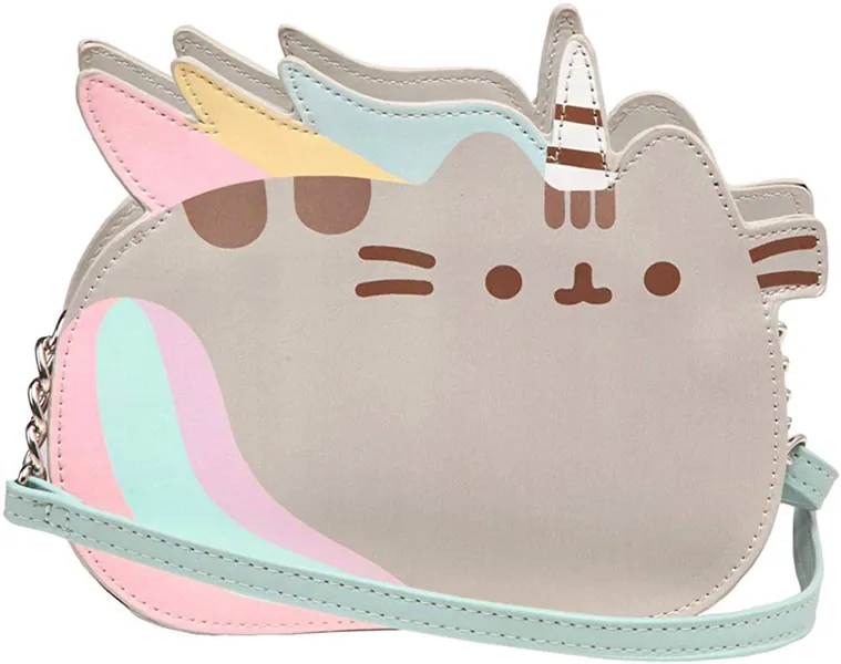 Pusheen Crossbody Geldbörse – Grün - Grau