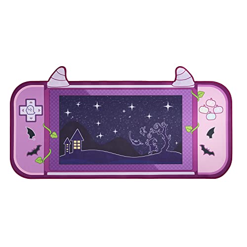 GeekShare Halloween Starry Witch Mouse Pad Non-Slip Rubber Base for Keyboard and Mouse, Perfect for Gaming, Writing & Home Office Work