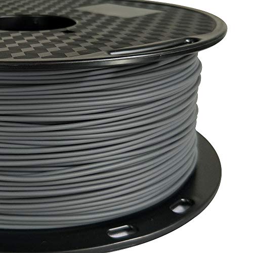 PLA Max PLA + Slate Gray PLA Filament 1.75 mm 3D Printer Filament 1KG 2.2LBS Spool 3D Printing Material Stronger Than Normal PLA Pro Plus Filament CC3D Grey Color PLA - Slate Grey