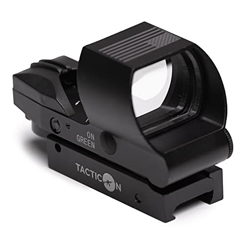 Tacticon Predator V2 Reflex Sight | Disabled Combat Veteran Owned Company | 45 Degree Offset Mount Included | Reflex Rifle Sights for Shotgun & Pistol | Red Dot Scopes Dot Gun Scope