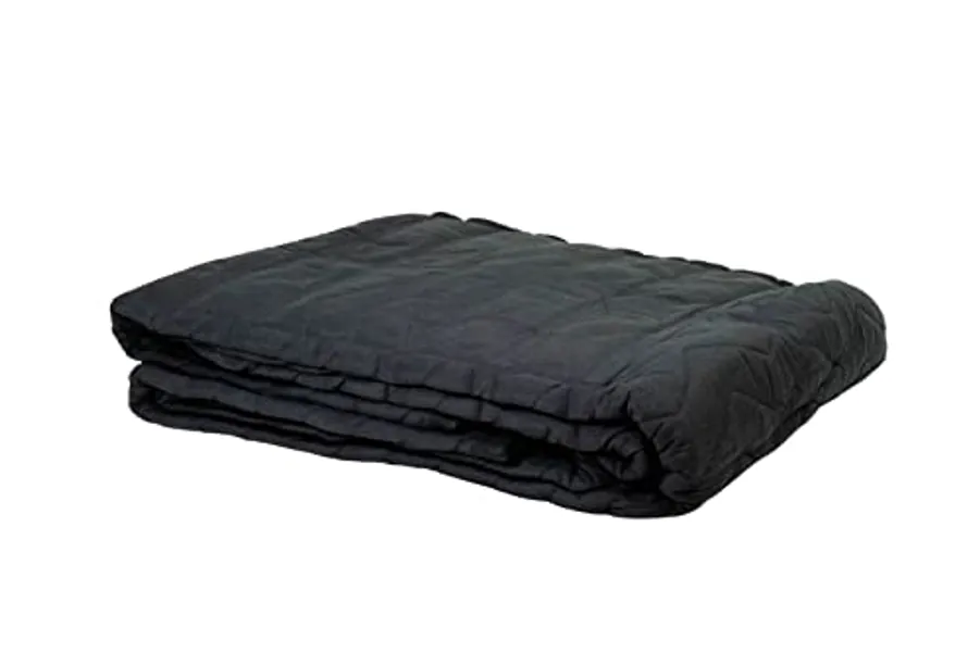 Mytee Products Large Sound Blanket 96" x 80" - Black Sound Dampening Blanket - Durable Woven Cotton/Polyester Blend Material - 12 lbs per Blanket, Machine Washable - Absorb Sound in Studios, Basements - Large: 96" x 80" - 1 - Pack