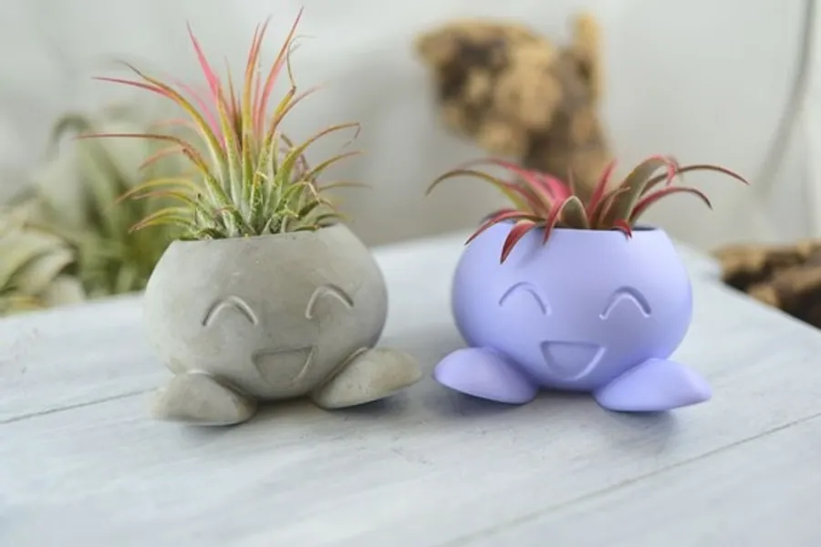 Concrete Medium Oddish Succulent Planter  Pokemon  Office | Etsy