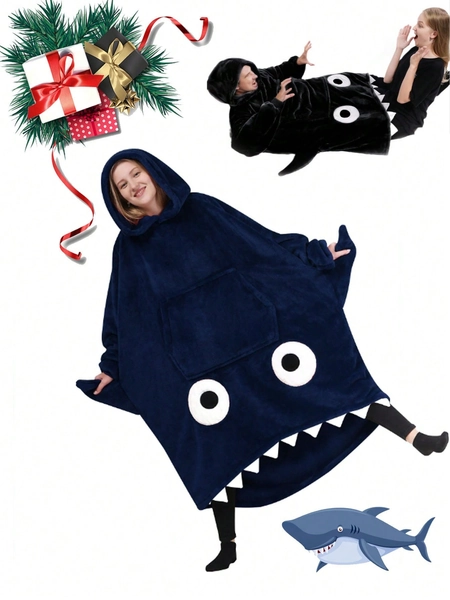 Shark Hoodie Blanket