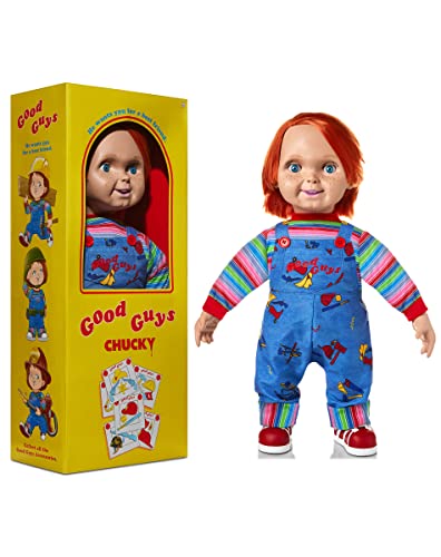 Spirit Halloween Good Guys Chucky Decoration - 24 Inch | Officially Licensed | Child's Play | Horror décor - 24-inch - 24-Inch