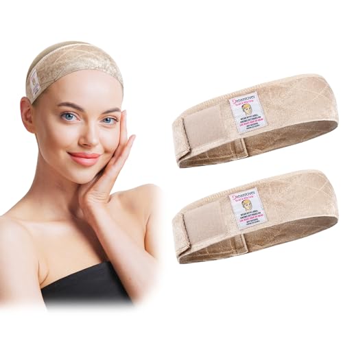 Dreamlover Wig Grip Band, Wig Grip Headband for Women, Wig Grips for Keeping Wigs in Place, Nude, 2 Pieces - Nude