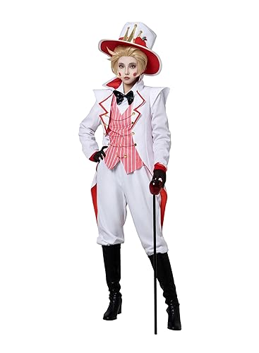 OSIAS Hazbin Hotel Lucifer Morningstar Cosplay Costume - Medium