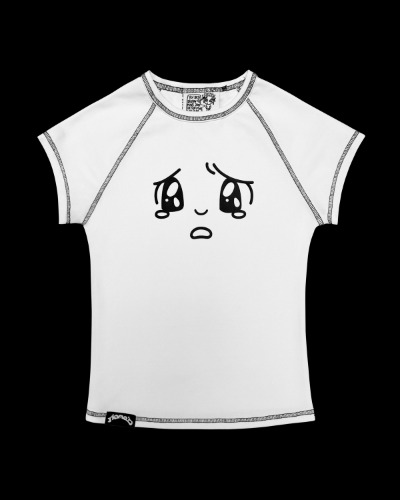 ANIMATED BABY TEE WHITE | S/M