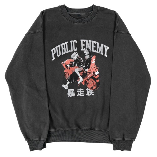 Public Enemy Crewneck Sweatshirt | Large