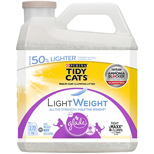 Tidy Cats Lightweight Cat Litter with Glade Blossoms - 2.72 kg