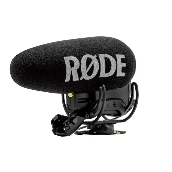RØDE VideoMic Pro+ Premium On-camera Shotgun Microphone with High-pass Filter, High-frequency Boost, Pad, Safety Channel for Filmmaking, Content Creation and Location Recording