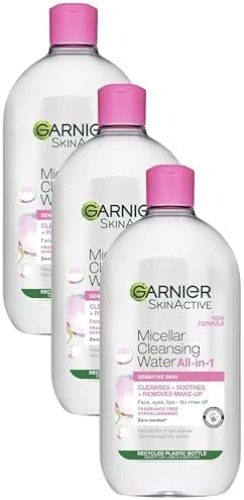Garnier SkinActive Micellar Cleansing Water, 700ml (Pack of 3) - Unscented - 700 ml (Pack of 3)
