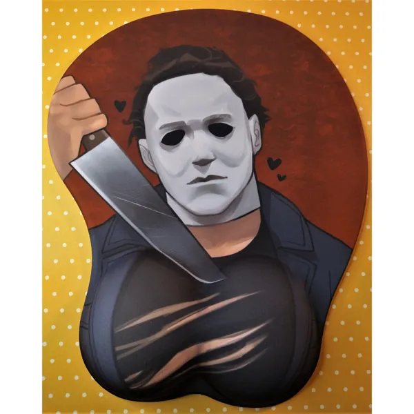 Michael Myers 3D Oppai Mousepad