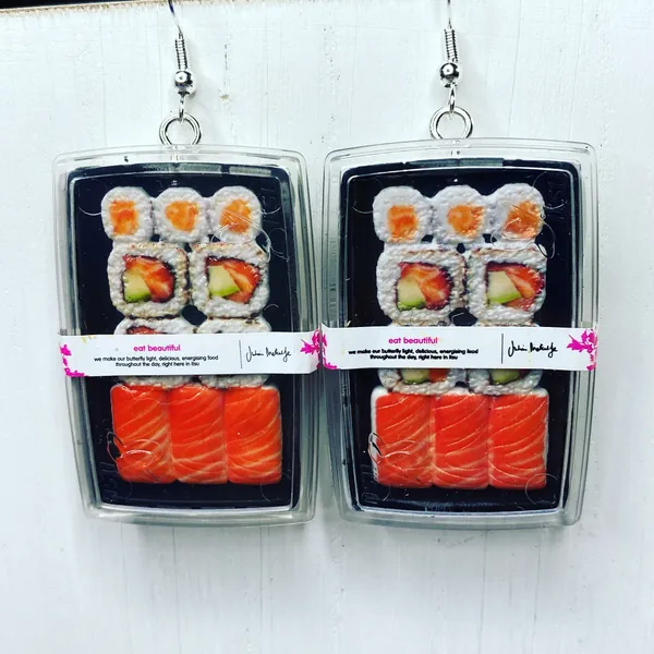 Sushi earrings/Foodie earrings/Mini brand sushi’s dangle earrings