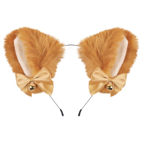 Furry Cat Ears (orange)