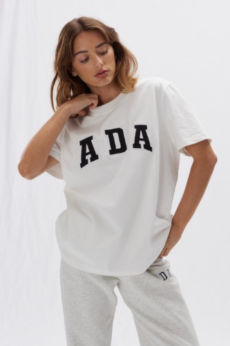 ADA Short Sleeve Oversized T-shirt - White | M