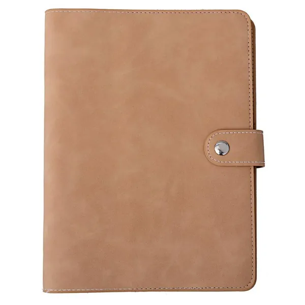 Vegan Leather Multi-Talented Notebook/Journal - A5 Large / Caramel Beige / Notebook (Line/Grid/Dot/To-Do)
