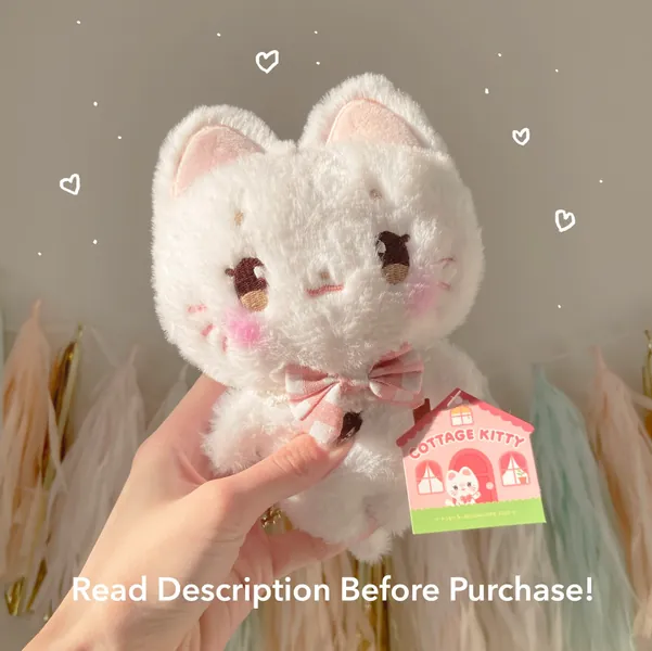 Cottage Kitty Mini Plush- A Minus Grade - Please Read Description