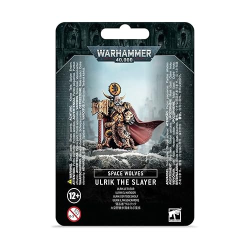 Games Workshop 53-17 - Warhammer 40,000 - Space Wolves Ulrik The Slayer,Black