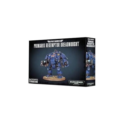 Games Workshop 99120101191" S/M Primaris Redemptor Dreadnought Plastic Kit, 2 players