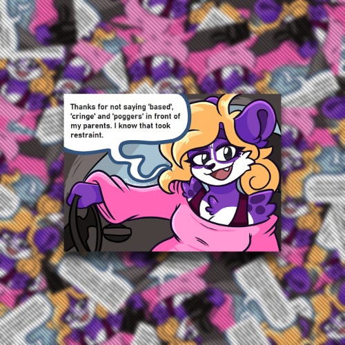 Blooper THANKS BABE Sticker