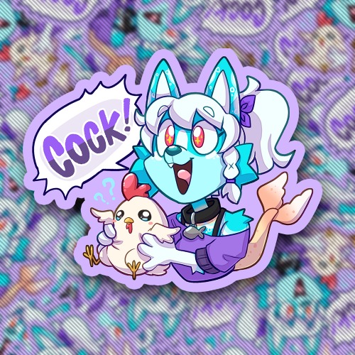 S3APARTY A-Doodle-Doo Sticker