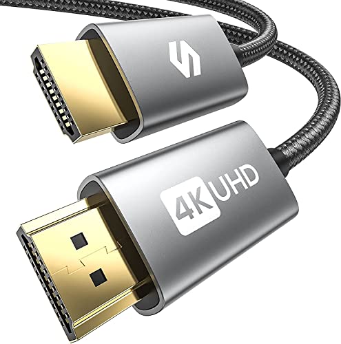 Silkland 4K HDMI Cable 3M, HDMI 2.0 Cable, Support 4K@60Hz, ARC, HDR, 3D, Ethernet, Long HDMI Cable 3Metre, Compatible with TV, Blu-Ray, PS4/3, Xbox, Projector, Soundbar, PC - 3M - 4K