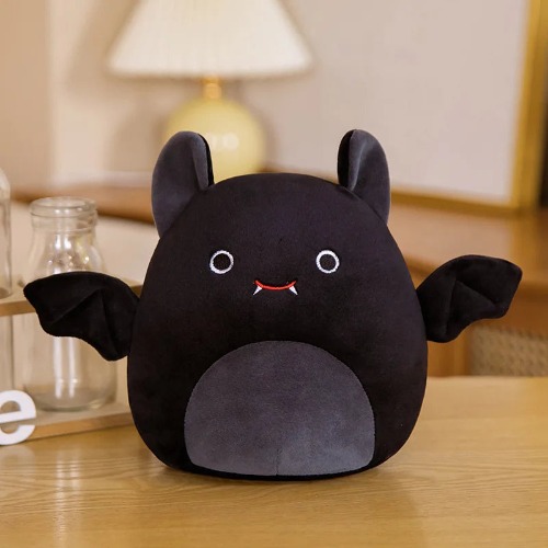 Halloween-themed Plush Bat Pillow for Kids - Black / 20cm (0.15kg)