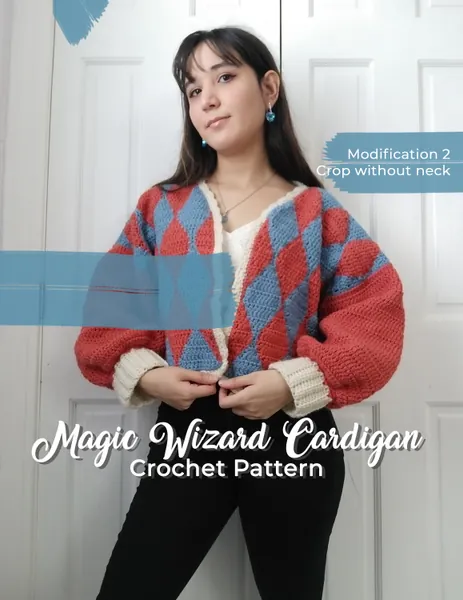 Magic Wizard Cardigan- Crochet Pattern ENG