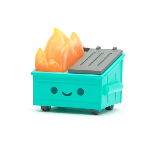 100% Soft Dumpster Fire Vinyl Figure - 