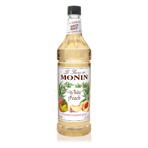 white peach syrup (33.8-Ounce Plastic Bottle (1 liter))