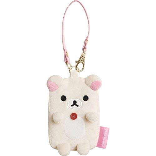 San-X Rilakkuma Stuffed Toy / Pass Case (Korilakkuma) [PB53601] (Japan Import)