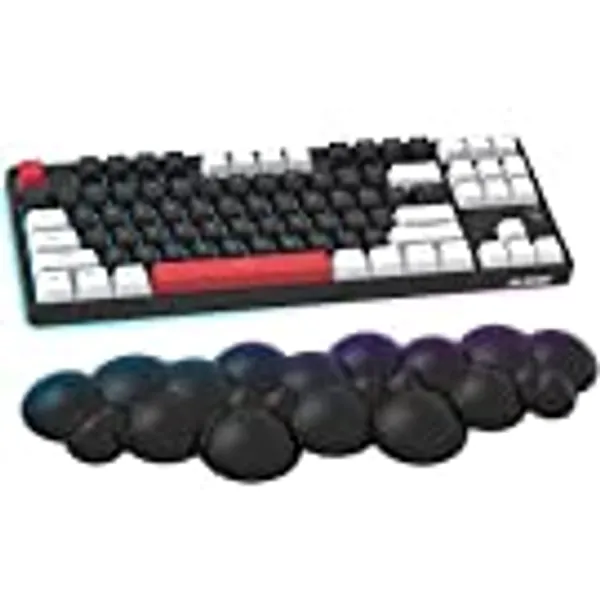 Gaming Keyboard Wrist Rest Pad,Memory Foam Keyboard Palm Rest, Ergonomic Hand Rest,Wrist Rest for Computer Keyboard,Laptop,Mac,Lightweight for Easy Typing Pain Relief-Black