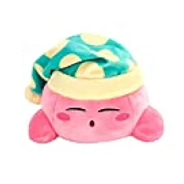 Club Mocchi-Mocchi- Kirby Plush - Sleeping Kirby Plushie - Easter Basket Stuffers - Squishy Kirby Plushies - 6 Inch