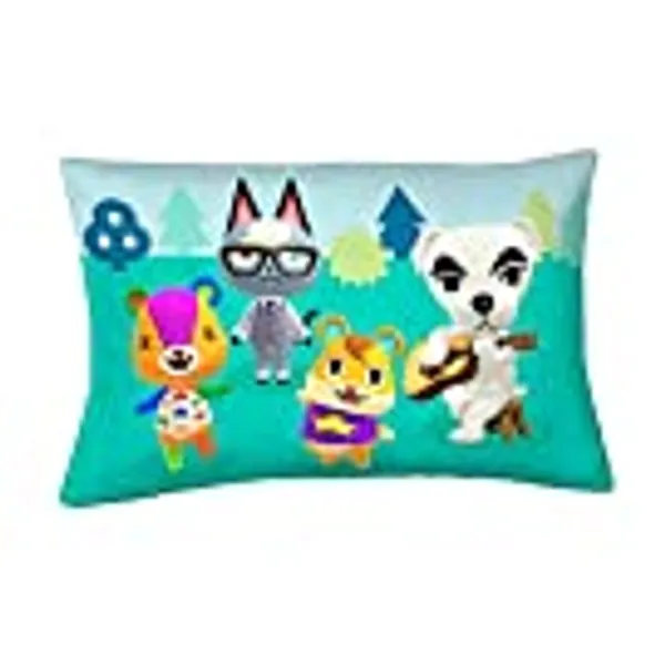 Franco Kids Bedding Super Soft Microfiber Pillowcase, 20 in x 30 in, Animal Crossing