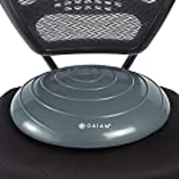 Gaiam Balance Disc Wobble Cushion Stability Core Trainer for Home or Office Desk Chair & Kids Alternative Classroom Sensory Wiggle Seat