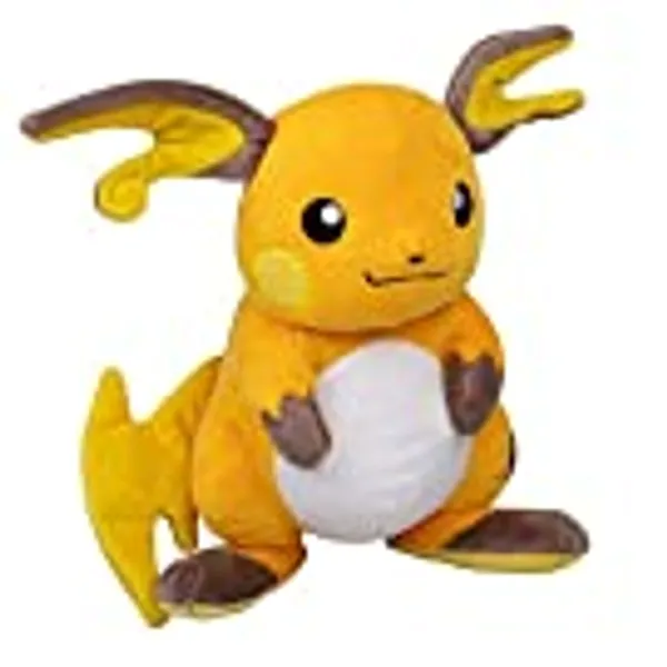 Pokémon Raichu Plush Stuffed Animal Toy - Large 12" - Officially Licensed - Great Gift for Kids