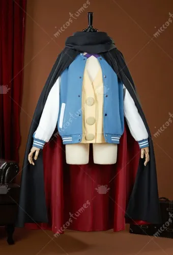 Women Seiko Ayase Costume - Baseball Jacket and Sweater with Cape DAN DA DAN Cosplay | Top Quality Outfits for Sale