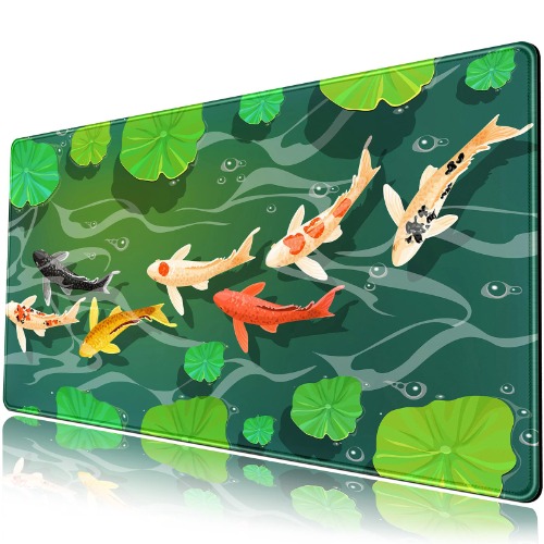 Koi Fishes Desk Mat 