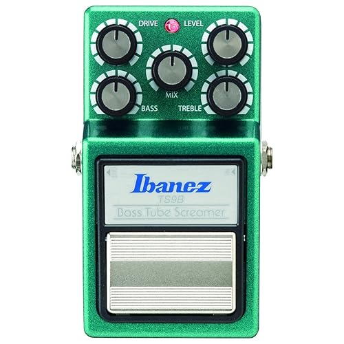 Ibanez TS9B Tube Screamer Bass Overdrive Boîtier d'effet distorsion des basses (Vert)