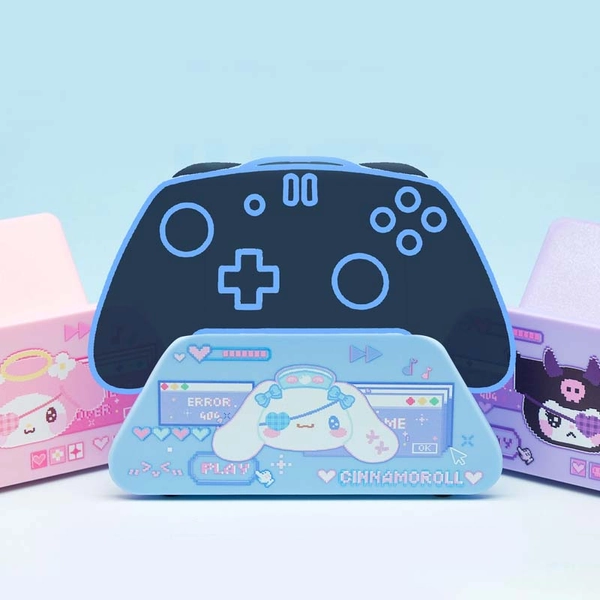 Cute PS5 Controller Holder Switch Pro Controller Display Stand Kawaii Gaming Room Decor - Blue
