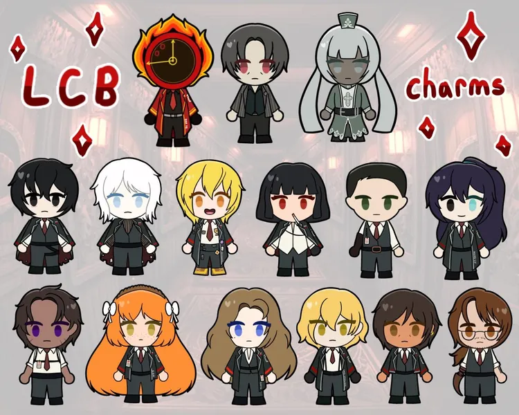 2.5in Limbus Company Charms [PREORDER]