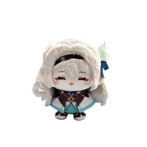 VEAGWIWI Anime Plush Keychain, 4 Inches Honkai Star Rail Kawaii Chibi Plush Keychain for Backpack, Cute Collectable Keycahin for Birthday Gifts - Firefly-close-eyed