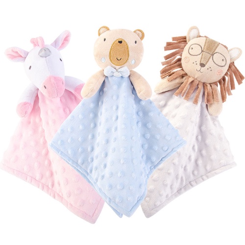 Luxury Soft Baby Blanket Towel - 22*22cm / Pink