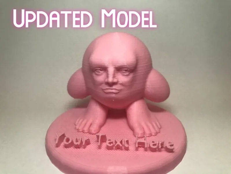 Custom Message Cursed Handsome Kirby 3d Printed Trophy | Etsy