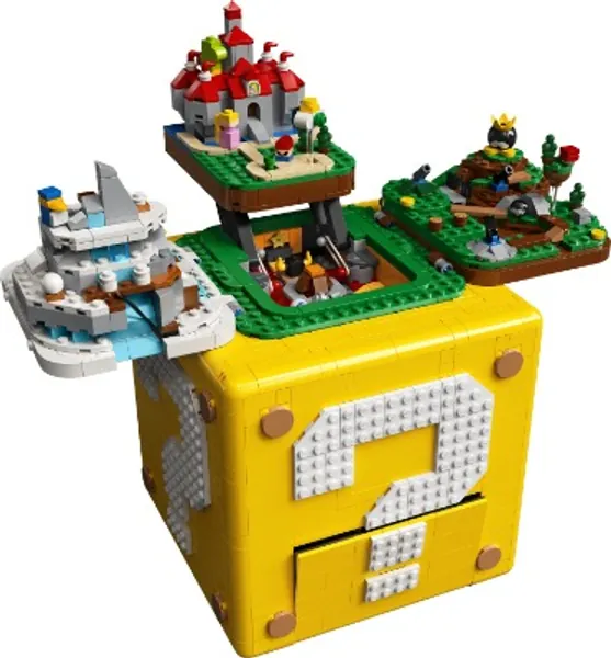 Super Mario 64™ Question Mark Block 71395 | LEGO® Super Mario™ | Buy online at the Official LEGO® Shop US 