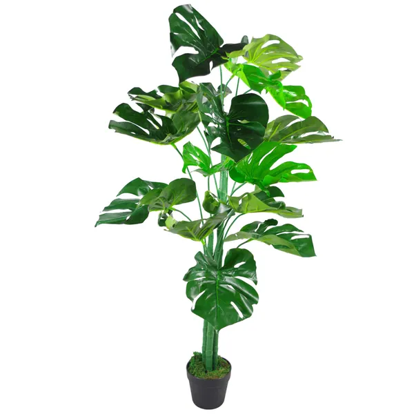 Leaf Artificial Monstera Plant, 120cm