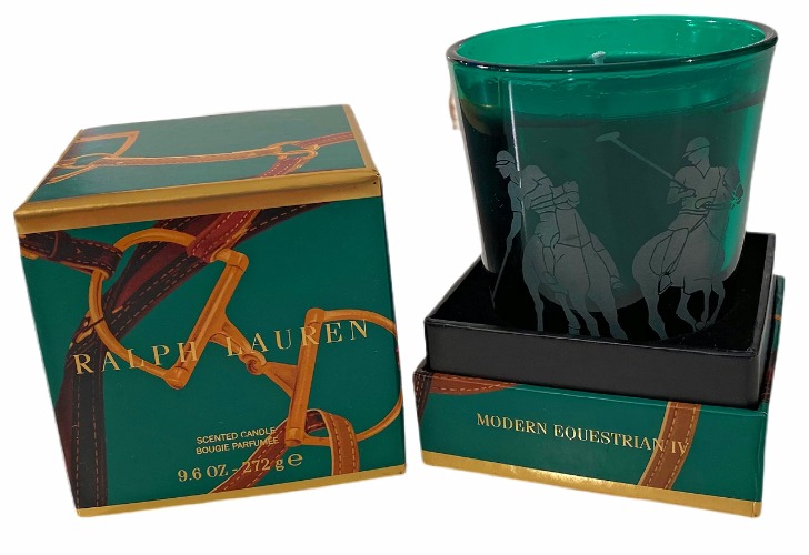 Ralph Lauren Home Limited Edition Scented Candle in Glass Holder 9.6OZ(Scent Options) (Modern Equestrian)