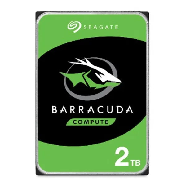 Seagate BarraCuda 2TB Internal Hard Drive HDD 3.5 Inch SATA 6 Gb/s 7200 RPM 64MB Cache for Computer (ST2000DM006)